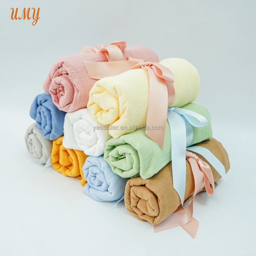 Cotton Bedding Blanket Crochet Baby Set Hamper Bodysuit Home