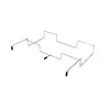 Black Desktop Trash Rack