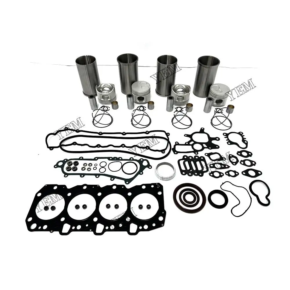1KZ Engine Overhaul Kit With Cylinder Gasket Piston Ring Liner for Toyota 3
