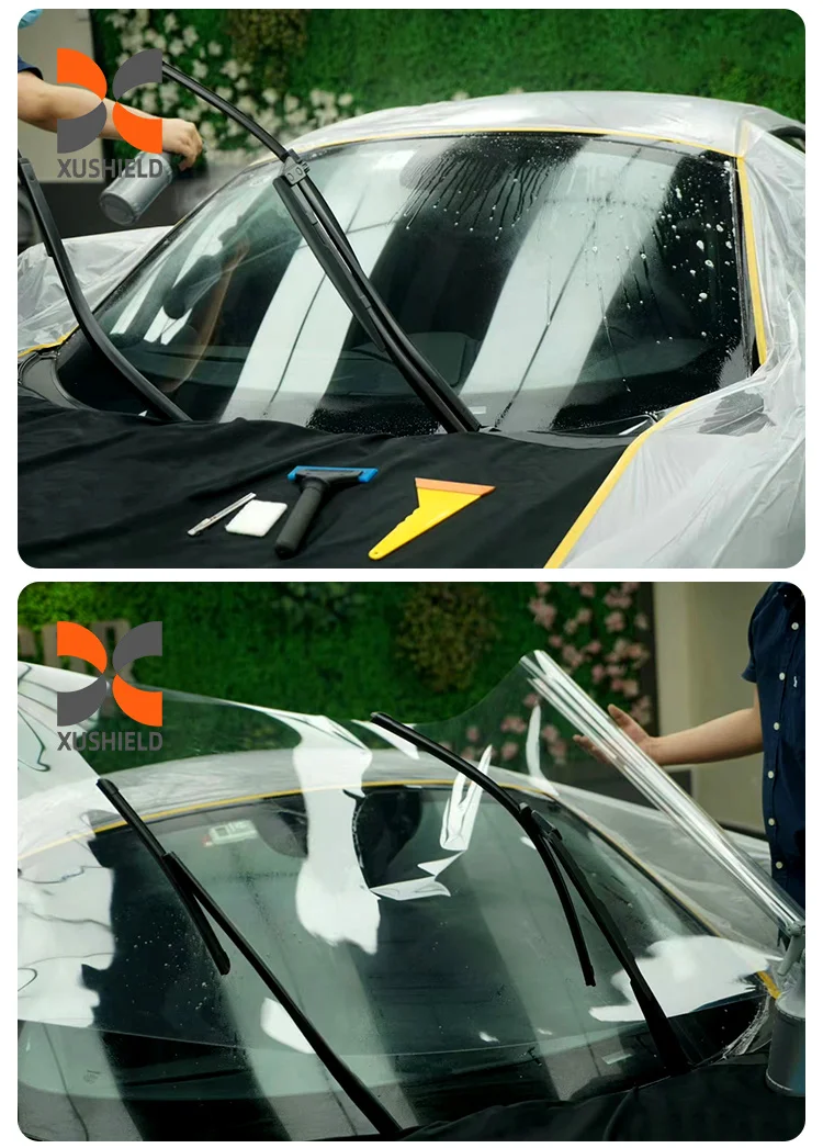 Clear Waterproof Explosion Proof TPU Window Film PPF Film for Windshield Protection
