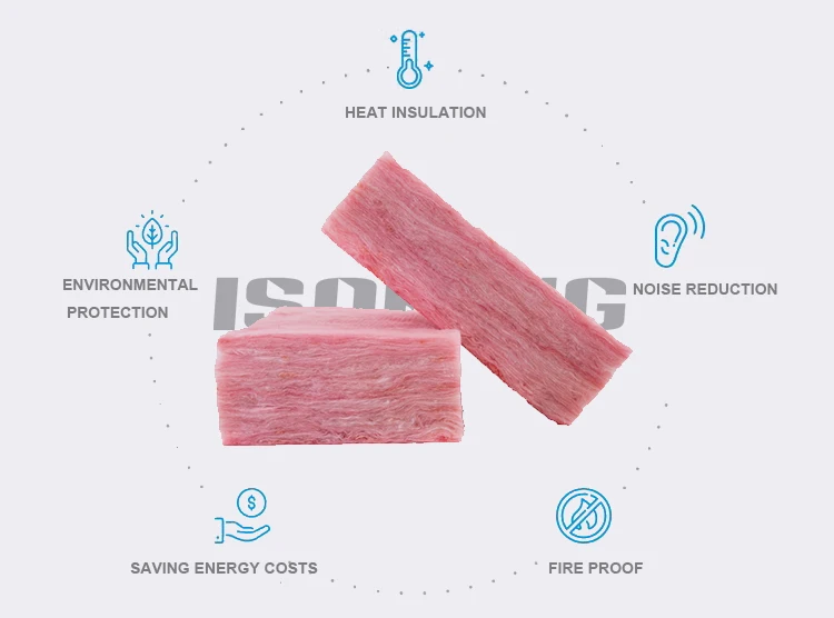 Isoking Sample Of Resin Bonded Fiberglass Wool - Buy Resin Bonded ...