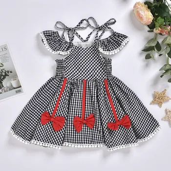 大人気新作 the virgins ribbon baby check dress ミニワンピース