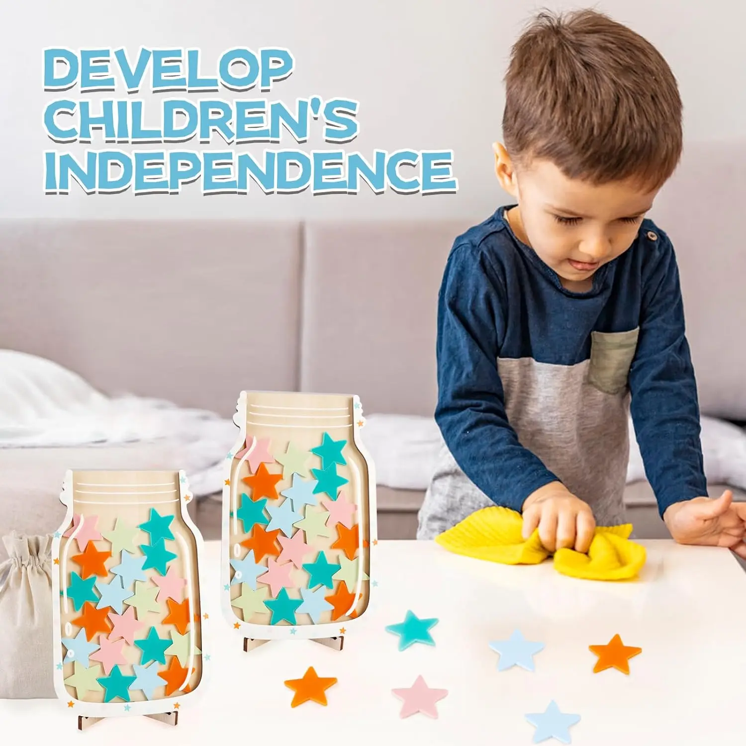Potty Training Chart Chore Chart Stars Reward Jar Classroom Reward Jars ...