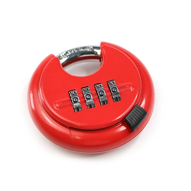 Garage Outdoor Fence Shed Storage Unit Trailer Zinc Alloy Combo Gate Round 4 Combination Digit Disc Padlock