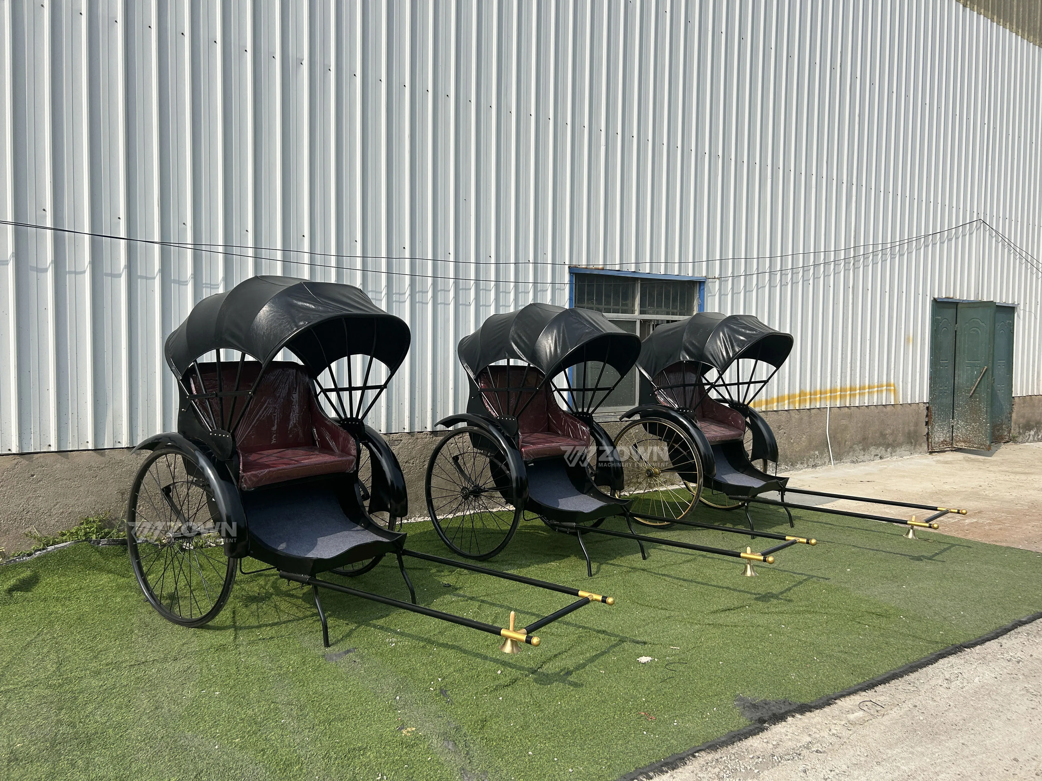 Wagon Rope Rickshaw Wholesale Sightseeing Hand-pulled Station Wagon 2 Wheel Rickshaws Mini ...