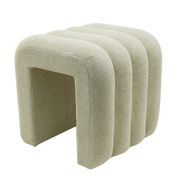 Fashion Custom Storage Ottoman Footstool Chair Velvet Ottoman Set