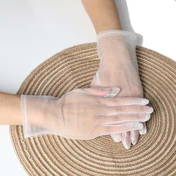 Short Swiss mesh  Bridal Gloves