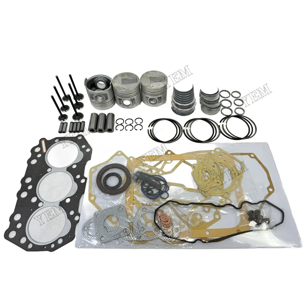 Overhaul Rebuild Kit Compatible with S3Q2 S3Q2Tfor Mitsubishi Engine for Caterpillar 901B Loader 3035C 303CCR