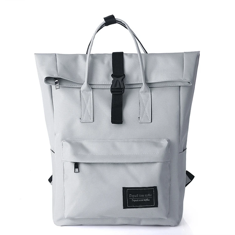 Ladies Convertible Tote Bag Canvas Rolltop Backpack Laptop Bag