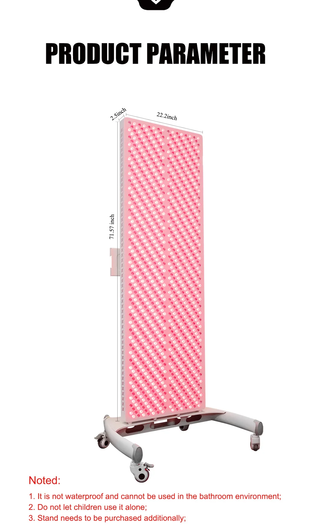 New Arrival Full Body Red Infrared Light Therapy Tanning Bed Led Red