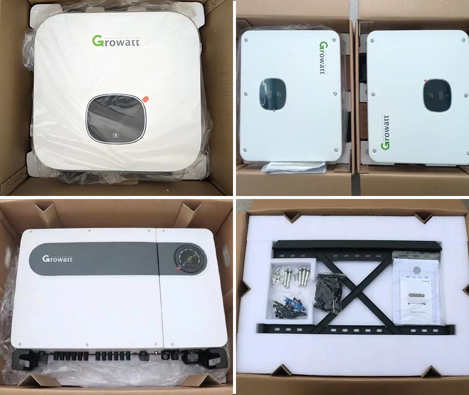Growatt 3 Phase On Grid Hybrid Solar Inverter 50kw 100kw 50kva 100kva ...