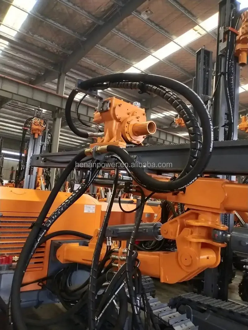 中国制造商履带式采矿机械zgyx-420t爆破钻孔机采矿凿岩机