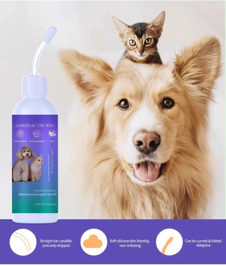 Round Eye Wash Cleaning Care Soft Plastic Bottles Empty Drop Bottle with Convenient Design factory