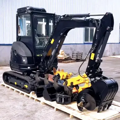 FREE SHIPPING Cheap Best 2 Ton 1 Ton Mini Excavator Mini Digger Prices Attachment Bucket 3.5 Ton Small Digger Machine Excavadora