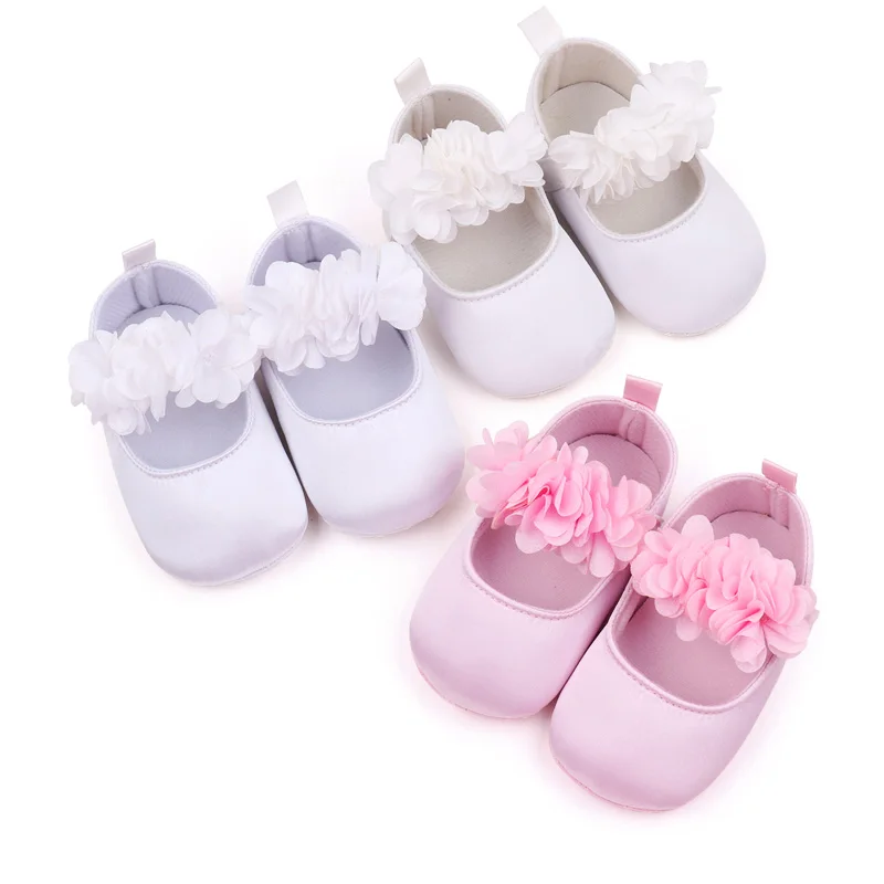 New Arrival Spring& Summer Soft Soled Non-slip Floral Walking Shoes for Baby Girls