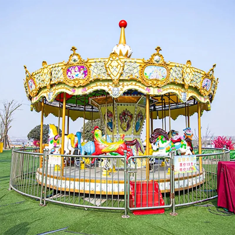 Customize Different Types Large Carousel Horse Christmas Fairground Merry Go Round Carousel for Sale