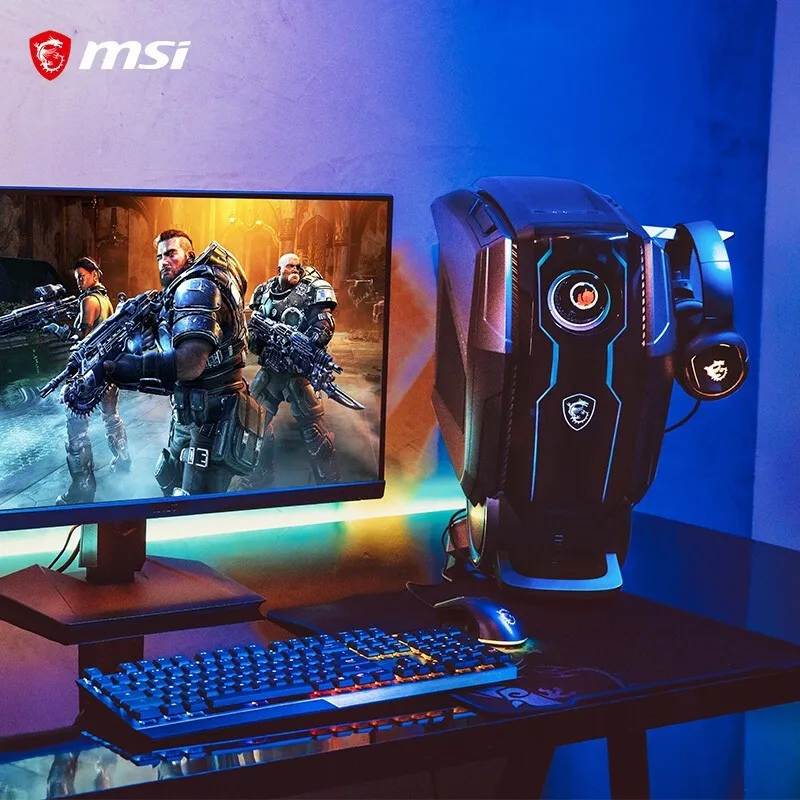 Latest MSI MEG Aegis Ti5 desktop computer host gaming computer PC i7-10700K RTX3070 8G GDDR6 64G 2T SSD+2T HDD win10 computers