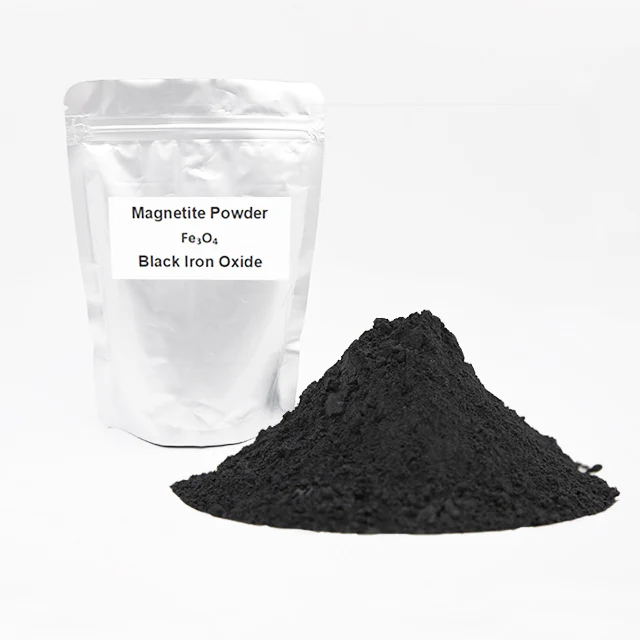 99% High Purity  Micron Size Iron Oxide Magnetite (Fe3O4) Powder Heavy Media Use Competitive Prices