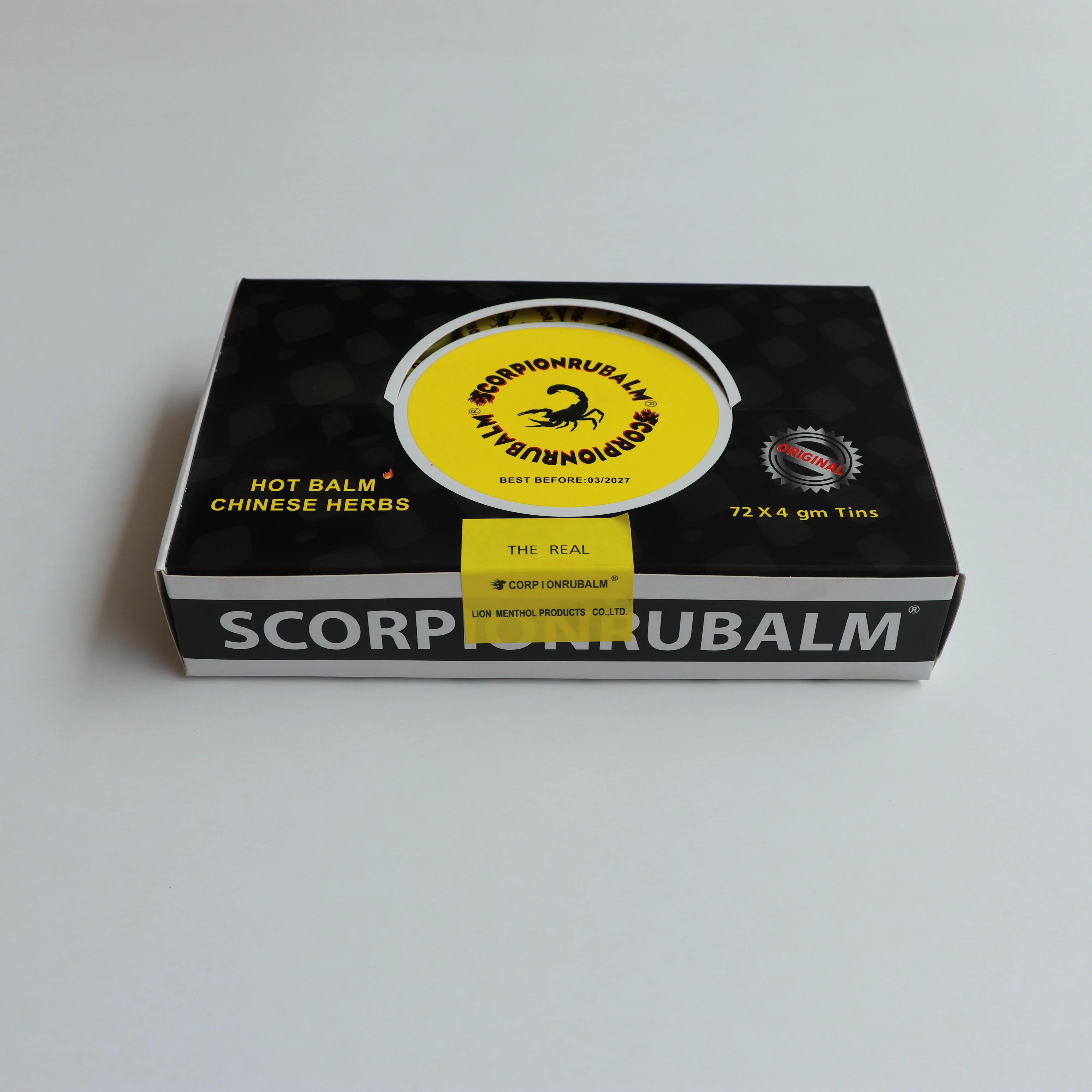 Headache Neuralgia Acid Menthol Oil Mint Herbal Essential Scorpion
