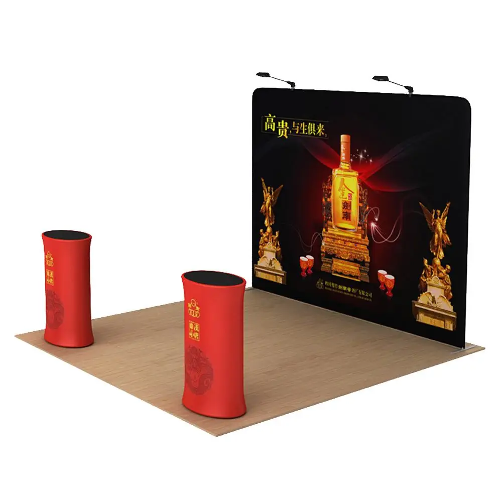 Event Aluminum Expandable  Display Banner Backdrop Tension Fabric Stand
