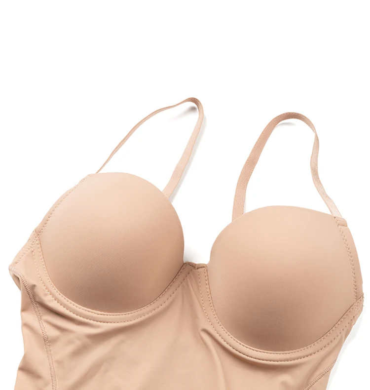 Women Full Slip With Bra Ladies Slimming Under Dress Body Shaper Women