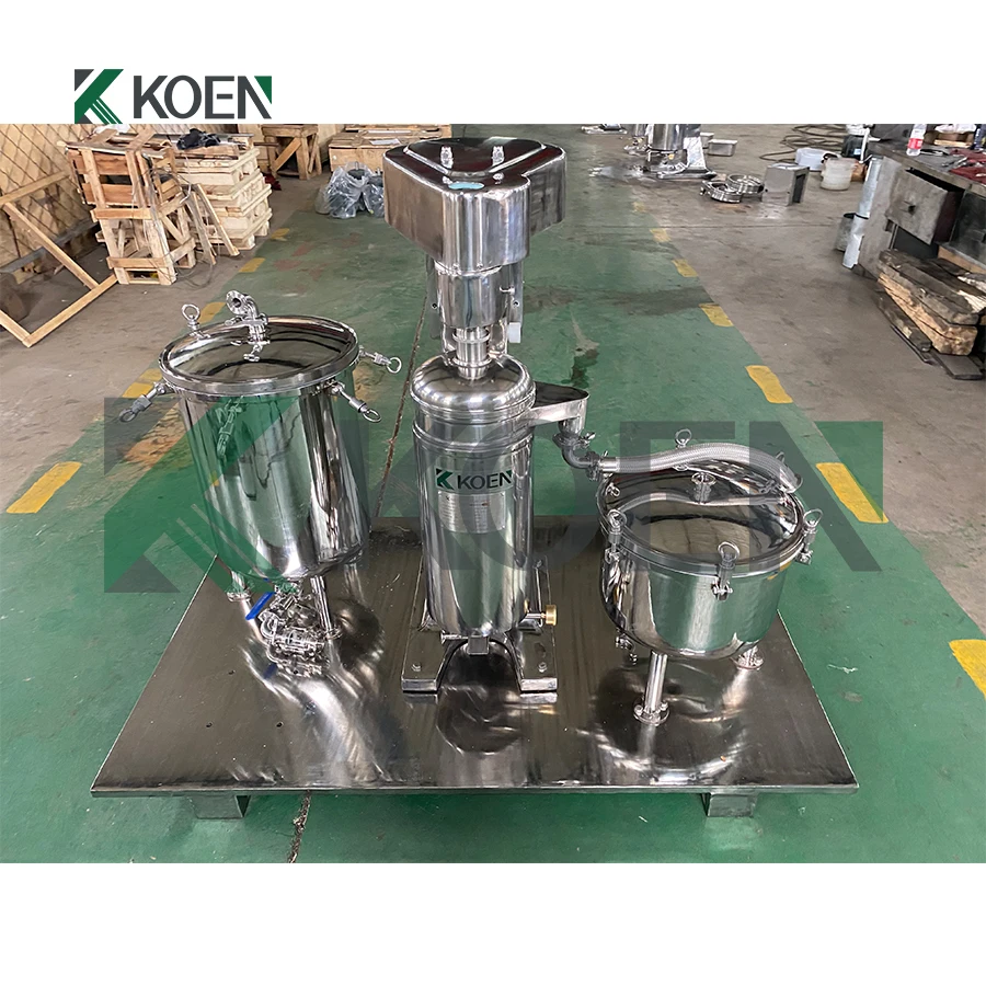 Pineapple Bromelain Extraction Machine Tubular Liquid Separator Centrifuge SS304