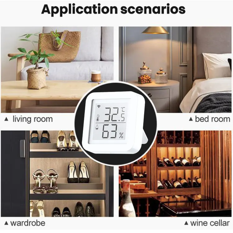 Buy Wholesale China Smart Bluetooth Temperature/humidity Sensor, Controlled  By App Smart Home System Devices & Smart Temperature/humidity Sensor at USD  5.4