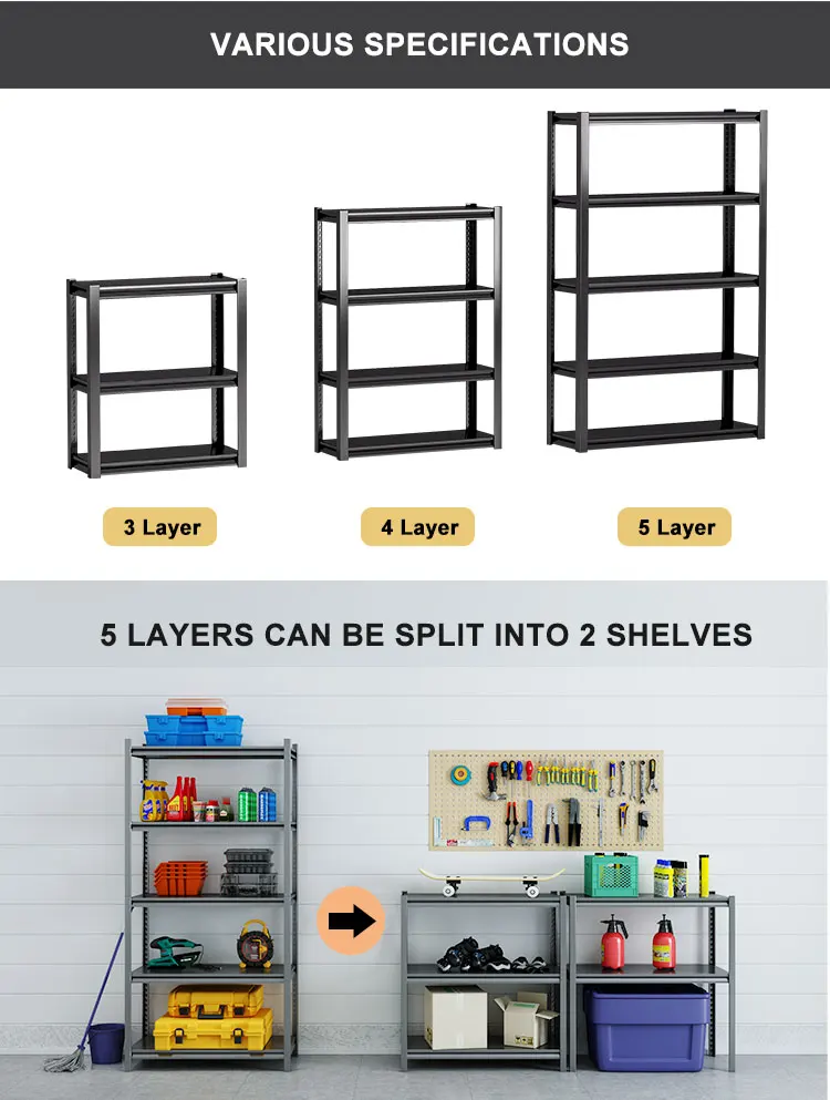 Morgie Shelf Storage Racks Disassembly Rack With Controllable Drain Pan 