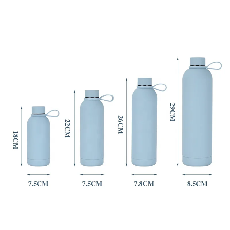Beauchy Customized Factory 17oz Vacuum Insulated Thermal Drink Bottle Double Wall 500ml 750ml Stainless Steel Water Bottle
