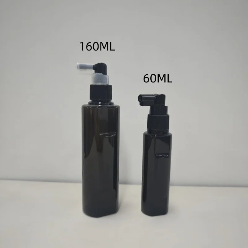 Luxury 60ml 160ml Petg Thick Walled Essential Oil Plastic Bottle With Sprayer
