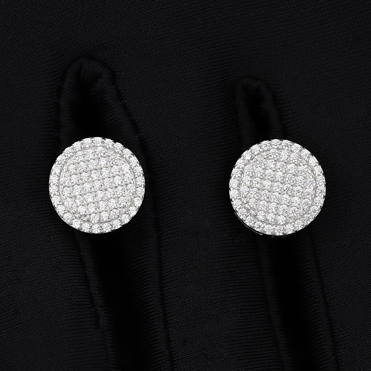 Hip Hop Earrings For Men Vvs RTS VVS Diamond Earrings