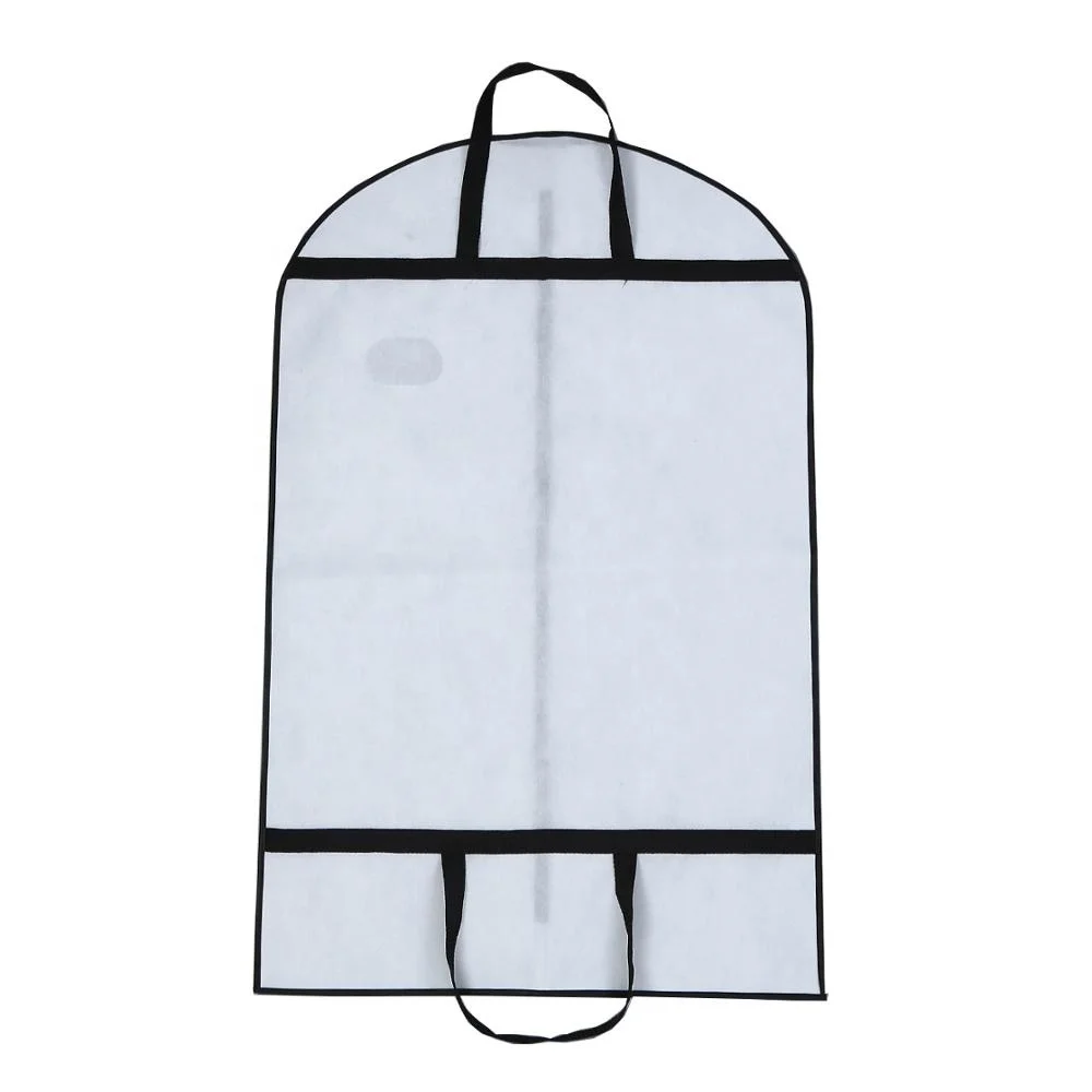 Personalized design non woven dress garment bag boutique store foldable garment suit bag with handle