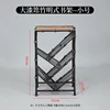 Small size lacquered bamboo Ming-style bookshelf