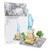[Petite taille] Statue américaine de la Liberté, scène 3D Pu
