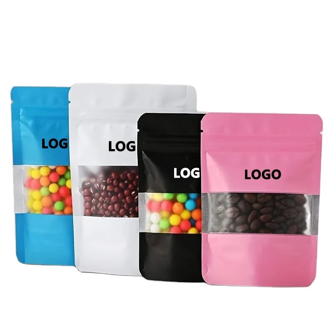 personalized eco friendly brown bolsas de papel vellum food grade craft kraft paper packing bags with custom logo print