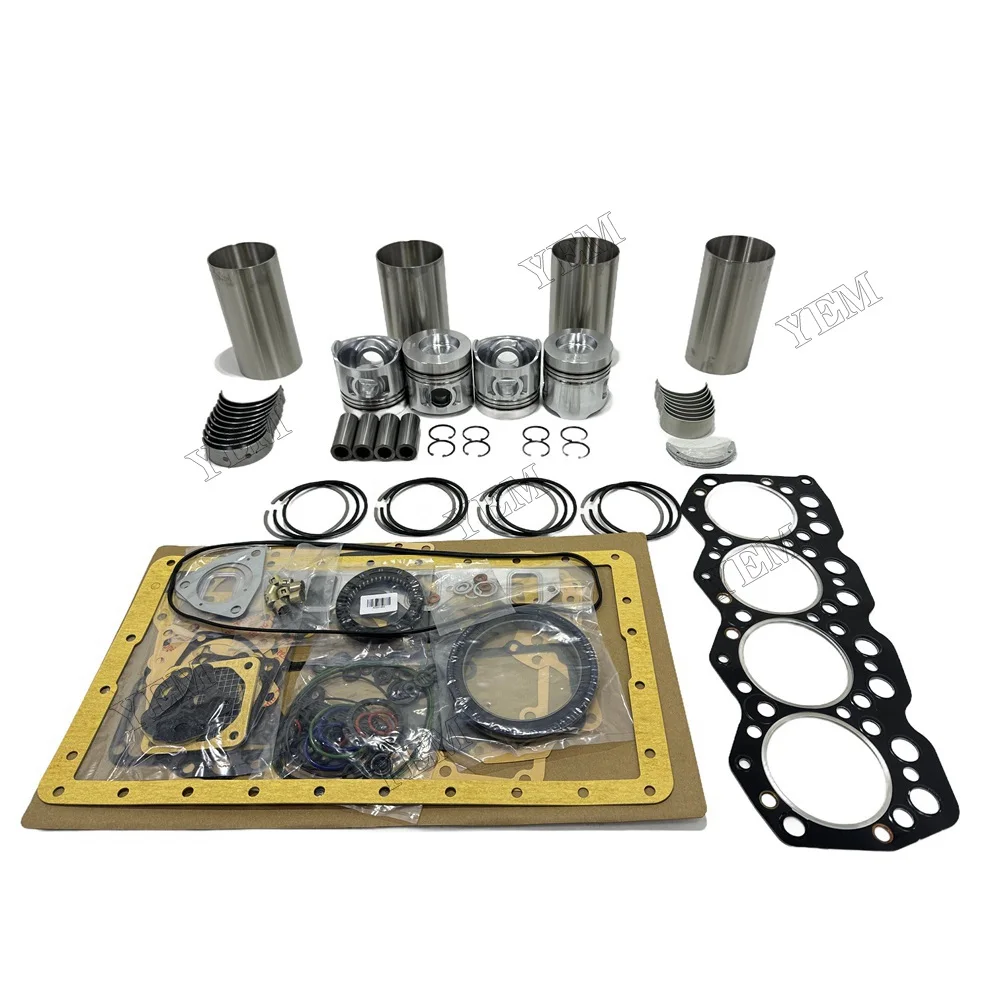 S4K S4KT Line & Piston Kit & Bushing Kit & Full Gasket Kit for Mitsubishi Engine Cat E120B E312 E320 E120B 312C 2
