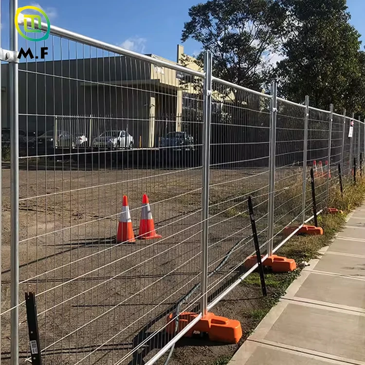 Factory customization Popular and cheap portable Crowd control barrier Protection Applications australia temporary metal fence