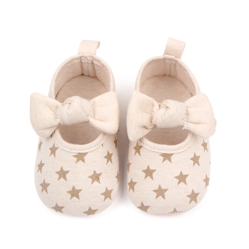 High Quality Soft Cotton Anti-slip Baby Newborn Girl Shoes Walking Baby Shoes factory