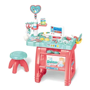 ITTL Intelligent Plastic Doctor Play Set for Preschoolers Toddlers Medical Pretend Game Color Box Brain Development Toy Ages