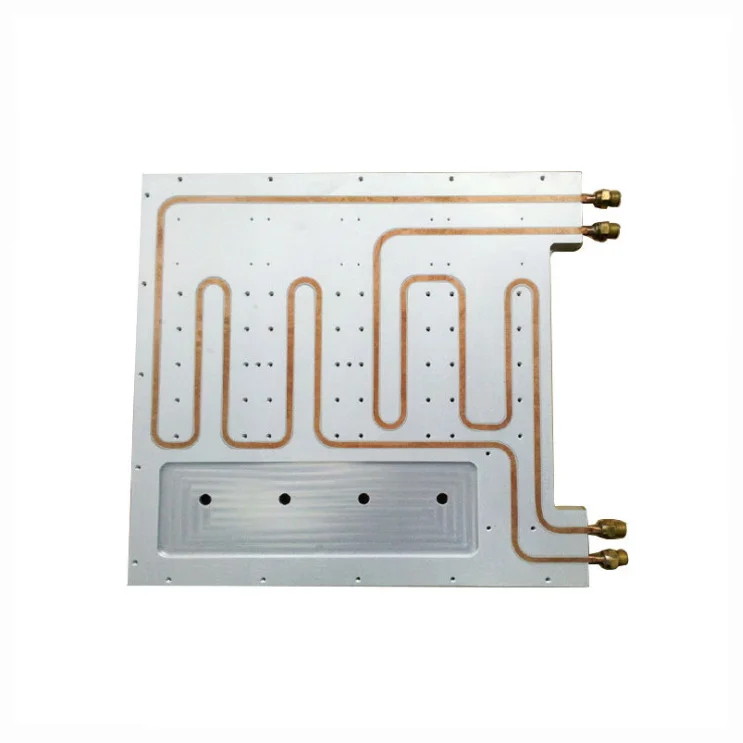 Friction Stir Welding Liquid Cold Copper Water Cooling Block  Aluminum Plate