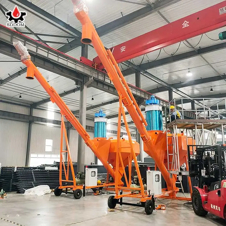 Sand Unloader SDDOM Brand Bulk Handling Solutions Industrial Powder Cement Sand Auger ...