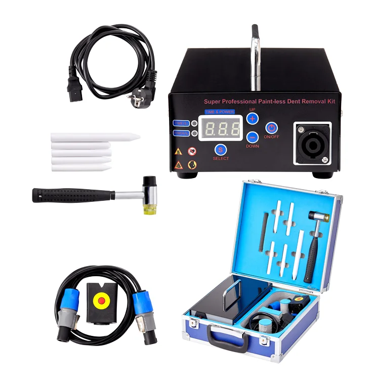 110/220V Induction Paint less Dent Remover Auto 1000W Car Iron Body Soft Dent Removal Machine for Hail Damage Repair