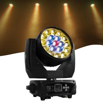 Shehds LED 19x15W RGBW Beam Wash Zoom Moving Head Dj Disco Stage Party Lights