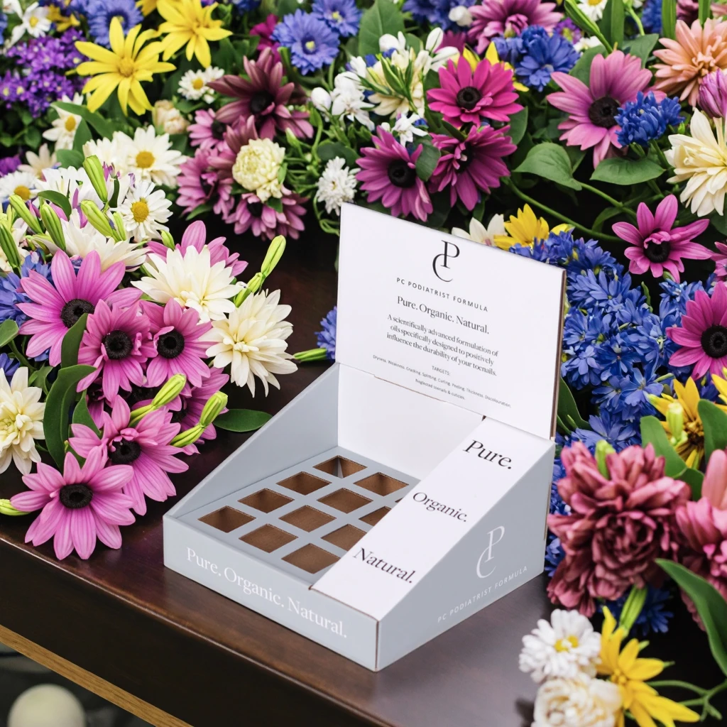 Retail Counter Display Custom Made POP Recyclable Counter Top Cardboard PDQ Display Stand
