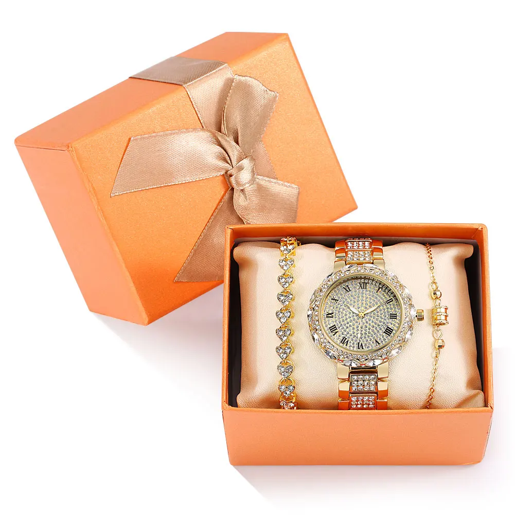 Montre Femme Orlando Strass Diamant - Bracelet Quartz - Idée Cadeau Qualité