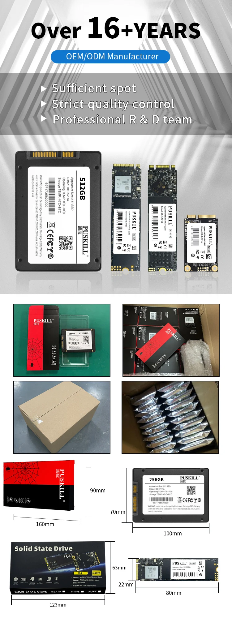 Wholesale Computer Parts Nvme M2 Ssd Sata 4tb 2tb 1tb 512/480/256/240
