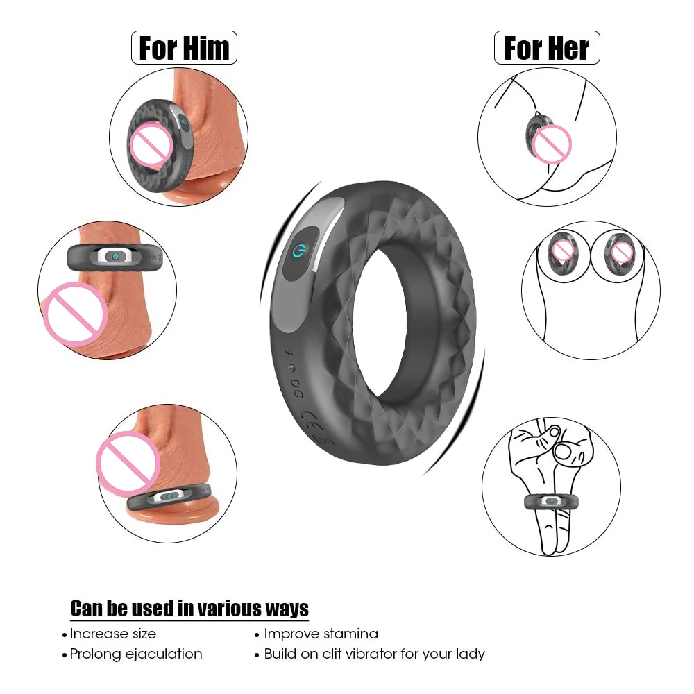 Penis Ring Vibrator Sex Toys for A Couple Vibrating Cock Rings Powerful  Vagina Clit Stimulator Delay Ejaculation Sexy Shop| Alibaba.com