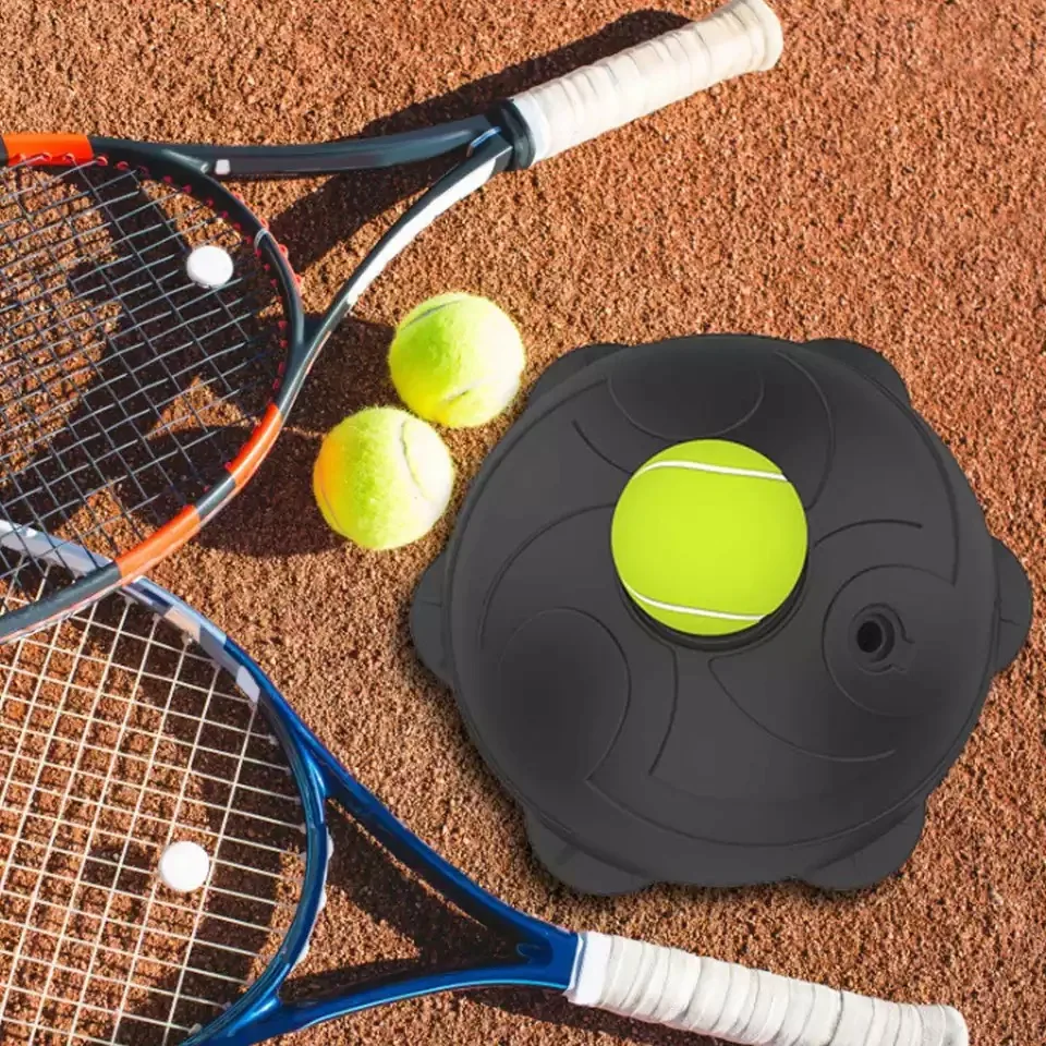 Тренировочный мяч для тенниса на открытом воздухе, тренировочные тренажеры для тенниса