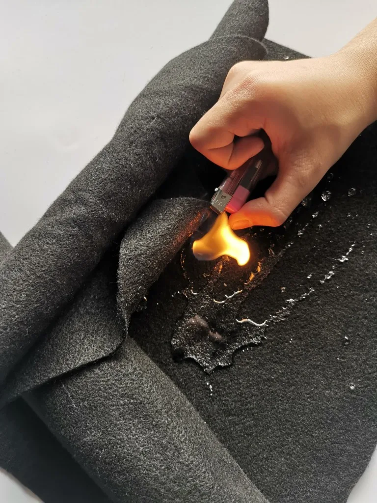 High Temp Welding Blanket Fireproof Carbon Felt Flame Retardant