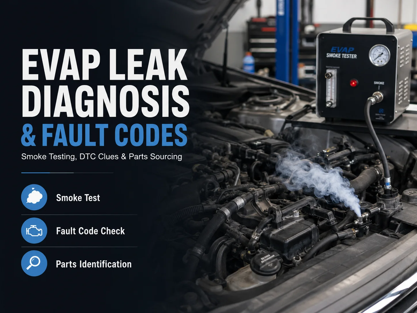 EVAP Leak Diagnosis & Fault Codes Guide | KEHO